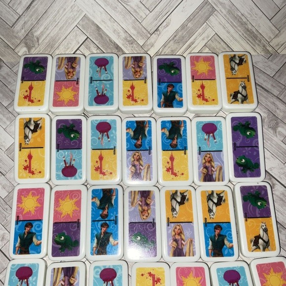 28 DISNEY Tangled DOMINOES matching game - Picture 3 of 5